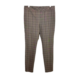 RW&Co brown plaid stretchy pants